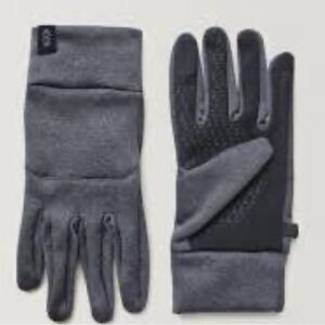 Free Country Stretch Double Knit Glove Grey/Black M/L NWT IN‎ PACKAGING